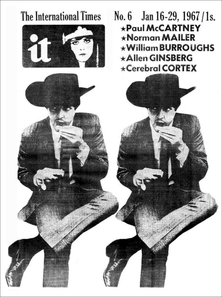 International Times No 6 Paul Mccartney Cover 1967 Vintage Retro Advert Poster 