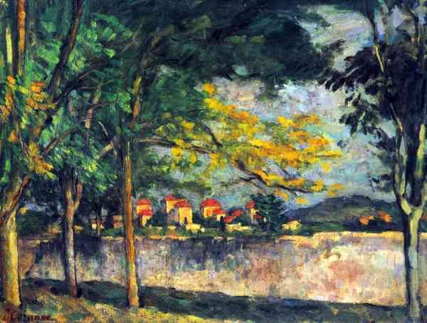 Into Street by Cezanne A4 Photo Print