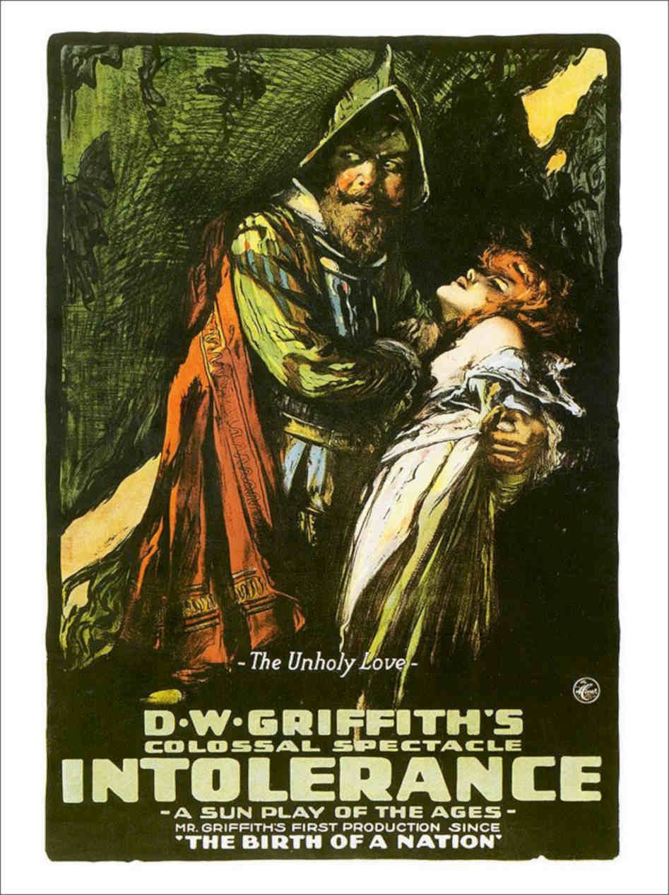Intolerance D W Griffith Movie Poster 1916 Vintage Retro Advert Poster A4 Photo
