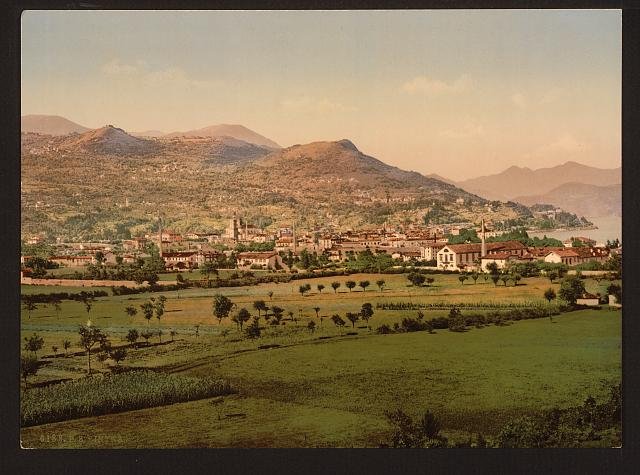 Intra Lake Maggiore Vintage A4 Photo Print