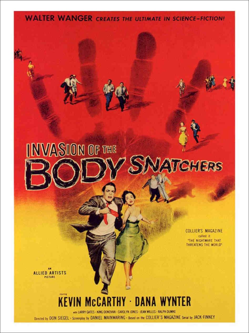 Invasion Of The Body Snatchers Sci Fi Movie Poster 1956 Vintage Retro Advert Po