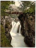 Invernessshire Ben Nevis Lower Fall 1900s Vintage A4 Photo Print