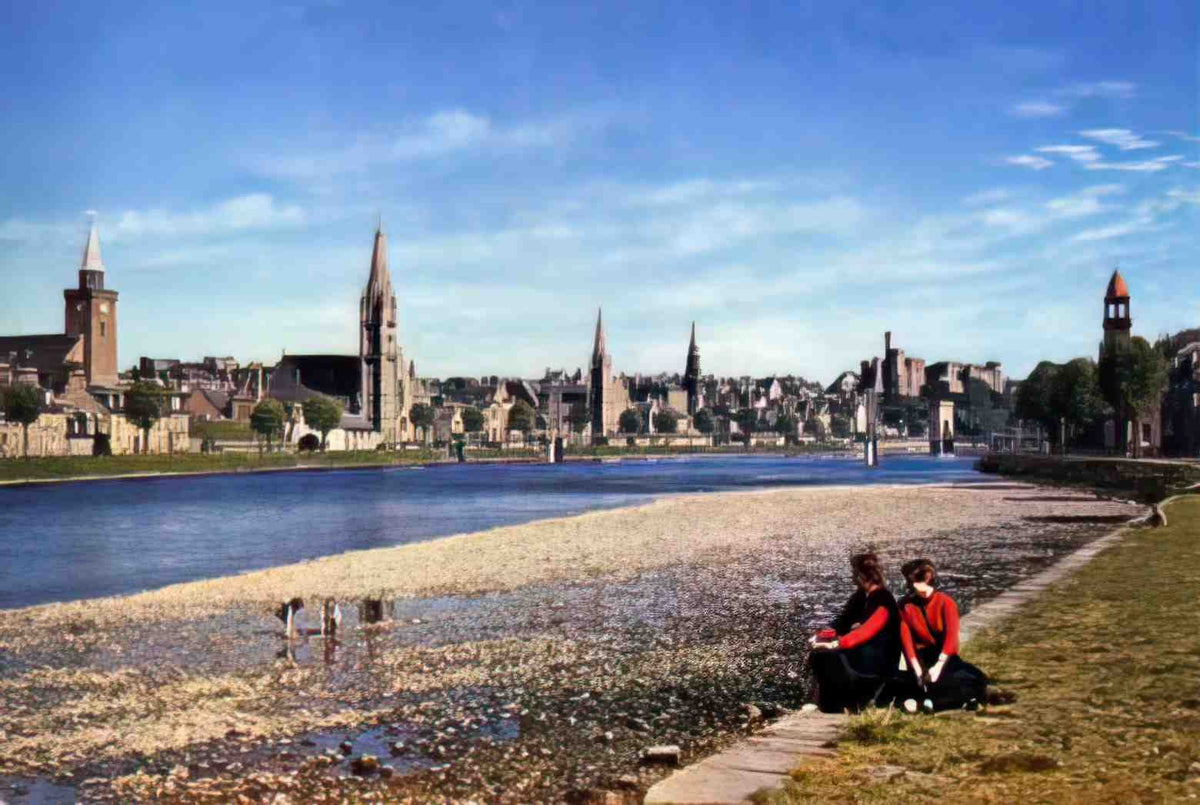 Invernessshire Inverness in 1959 Vintage A4 Photo Print