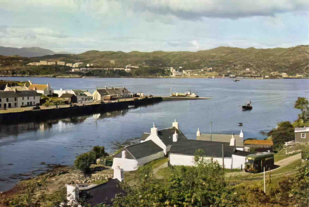 Invernessshire Kyleakin Skye Ferry in 1959 Vintage A4 Photo Print