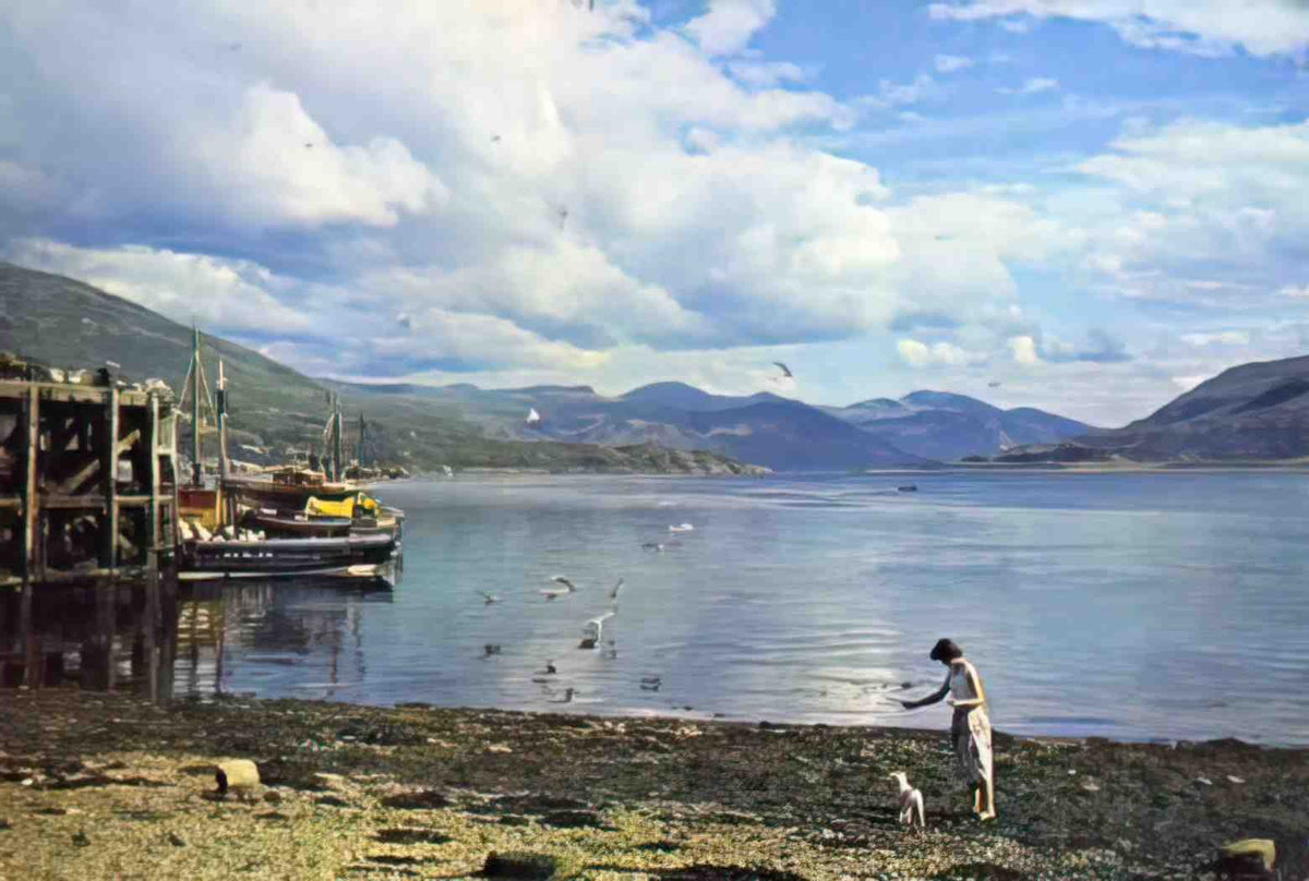 Invernessshire Loch Broom in 1959 Vintage A4 Photo Print