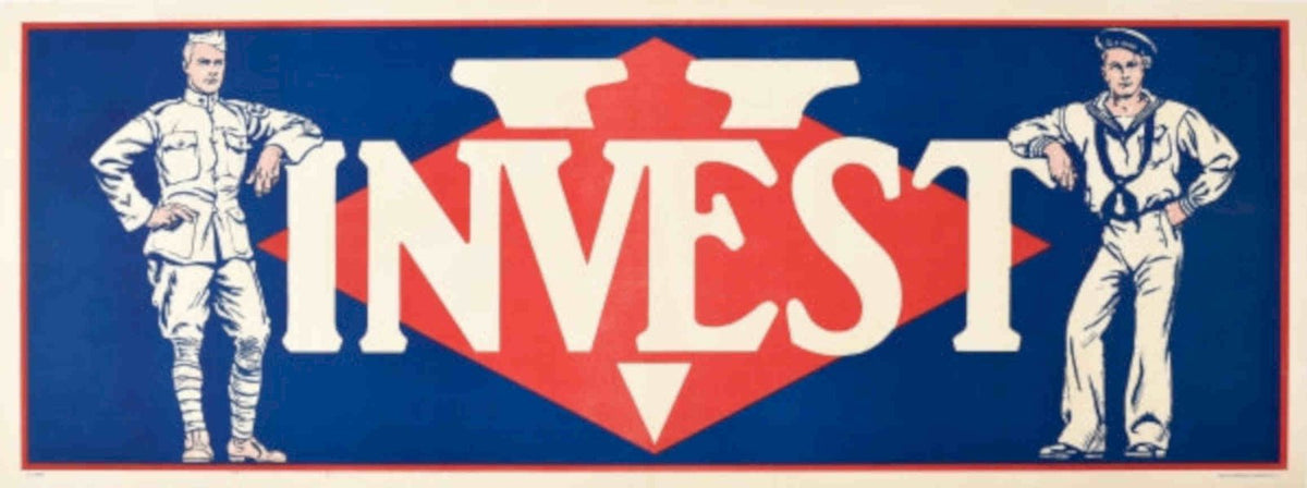 Invest Military Poster Vintage Retro Advert Poster A4 Photo Print
