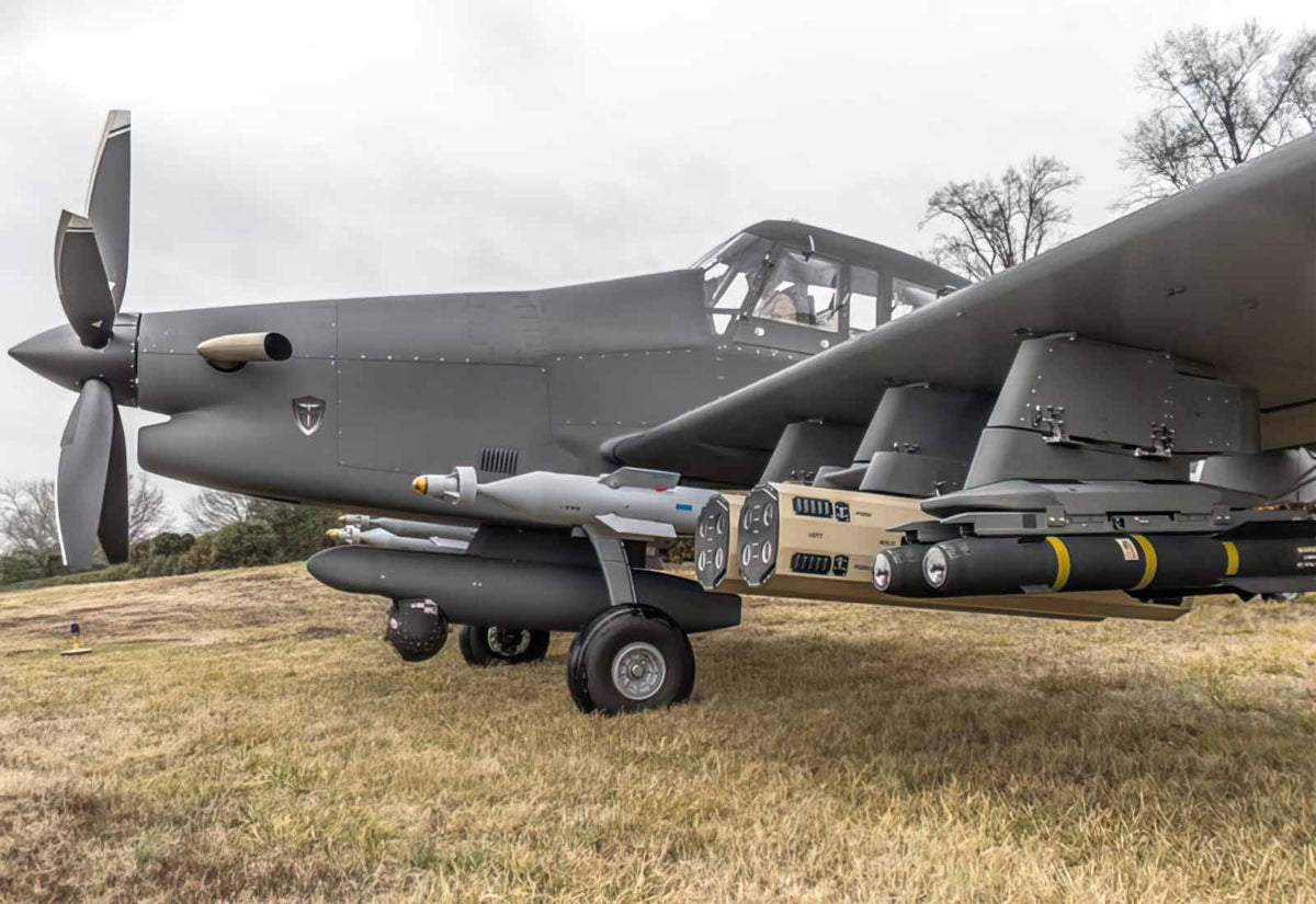Iomax Archangel Counter Insurgency Aircraft United States 2 A4 Photo Print