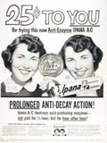 Ipana Ac Display Vintage Retro Advert Ads A4 Photo Print