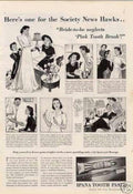 Ipana Tooth Paste Vintage Retro Advert Ads A4 Photo Print