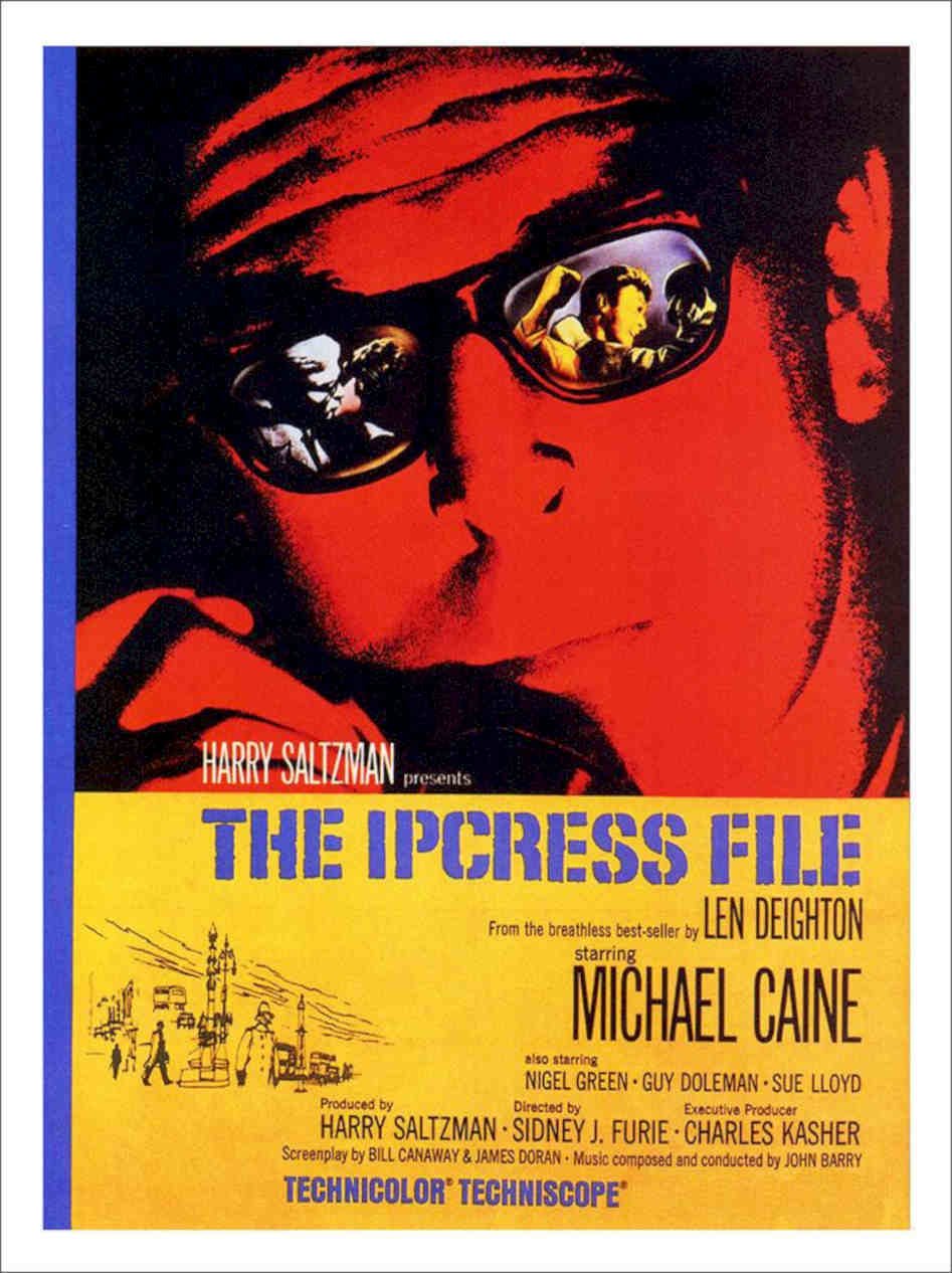 Ipcress File Michael Caine Vintage Retro Advert Poster A4 Photo Print