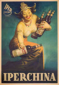 Iperchina Vintage Advert A4 Photo Print