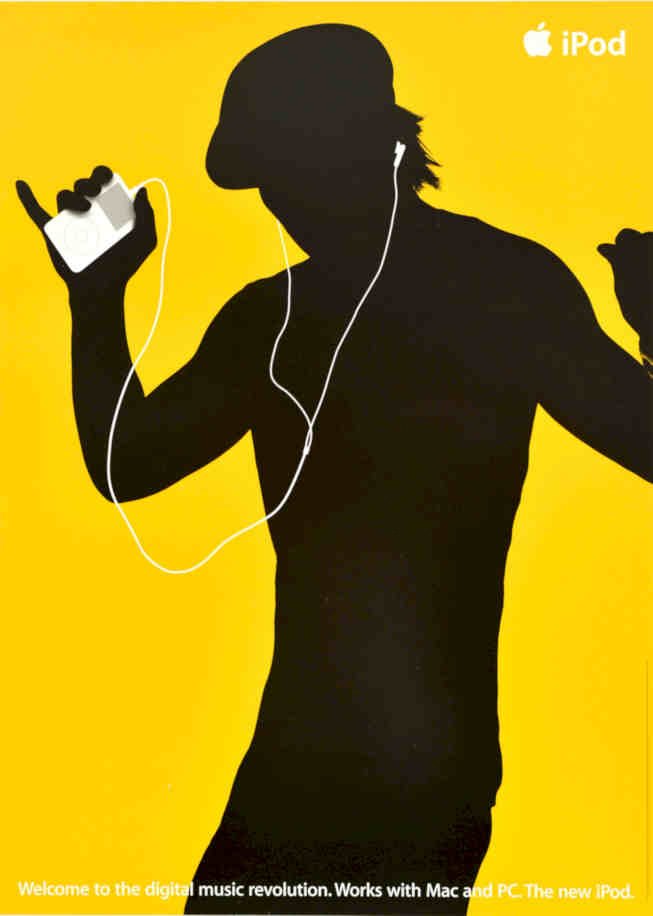 Ipod Digital Music Vintage Retro Advert Poster A4 Photo Print
