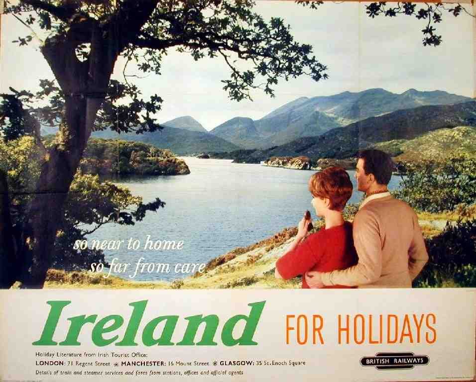 Ireland 1960S Vintage Advert A4 Photo Print