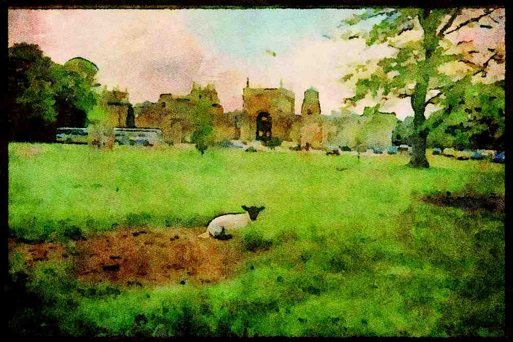 Ireland 385000 Blenheim Palace A4 Limited Edition Watercolour Print