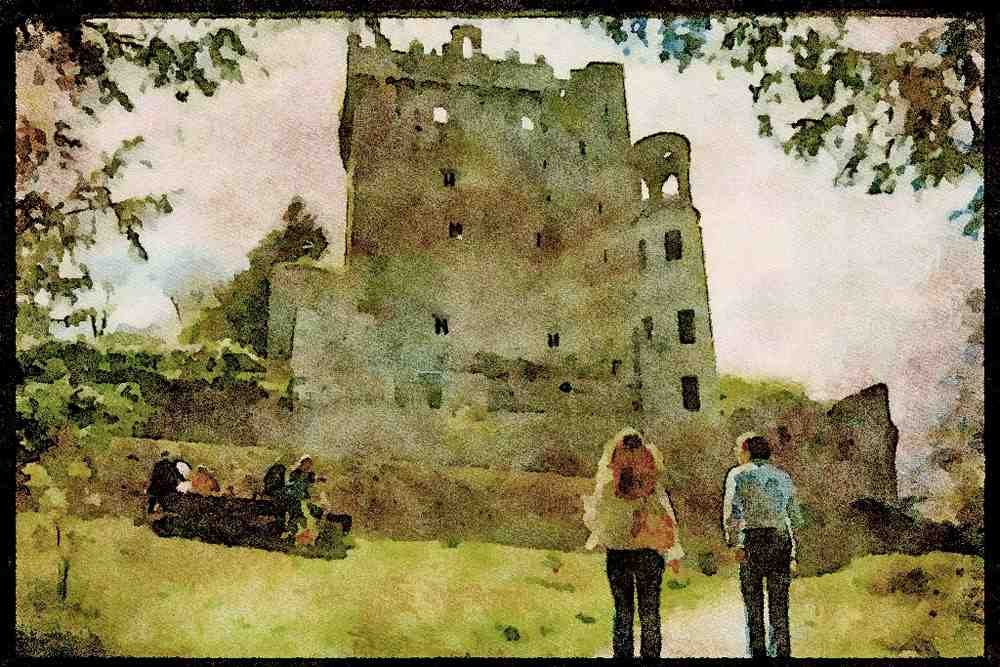 Ireland 385008 Blarney Castle A4 Limited Edition Watercolour Print