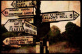 Ireland 385010 Signpost A4 Limited Edition Watercolour Print