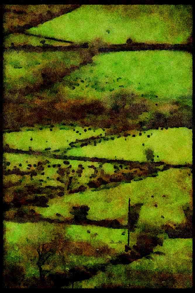 Ireland 385030 Discover The Valleys A4 Limited Edition Watercolour Print