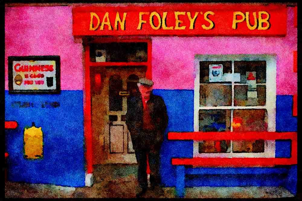 Ireland 385031 Always A Friendly Smile A4 Limited Edition Watercolour Print