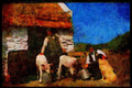 Ireland 385040 Caring For The Animals A4 Limited Edition Watercolour Print
