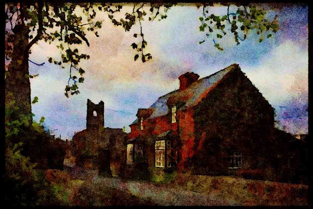 Ireland 385059 Village Of Cong A4 Limited Edition Watercolour Print