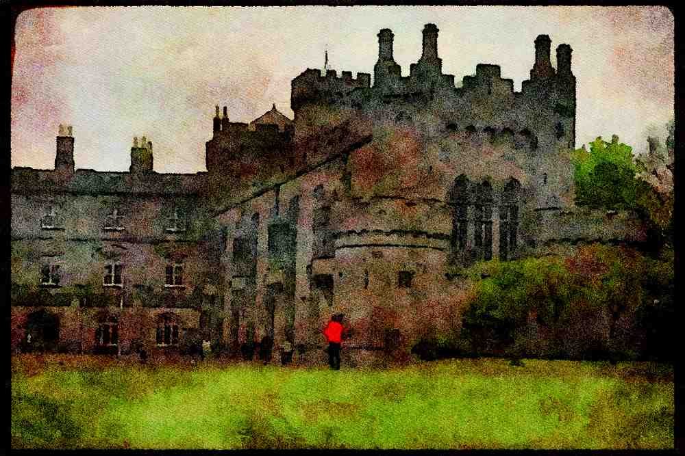 Ireland 385067 Kilkenny Castle A4 Limited Edition Watercolour Print