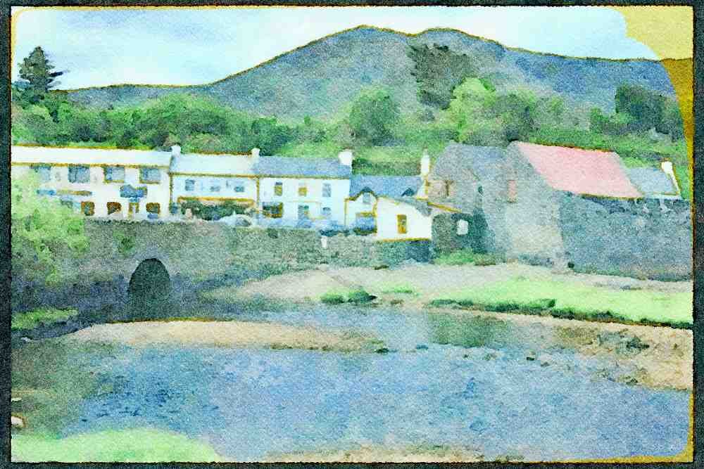 Ireland 385069 Leeane, County Galaway A4 Limited Edition Watercolour Print