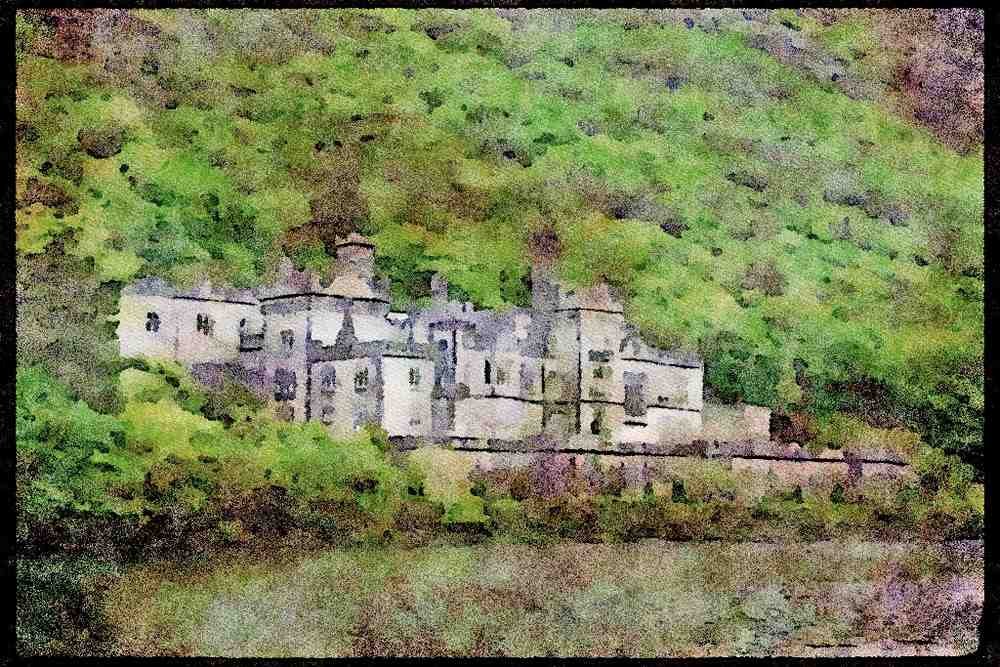 Ireland 385071 Kylemore Abbey A4 Limited Edition Watercolour Print