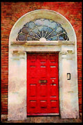 Ireland 385073 Front Door, Dublin A4 Limited Edition Watercolour Print