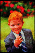 Ireland 385091 Irish Boy A4 Limited Edition Watercolour Print
