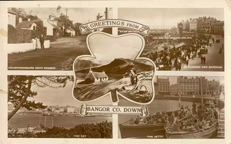 Ireland Bangor Greetings A4 Photo Print