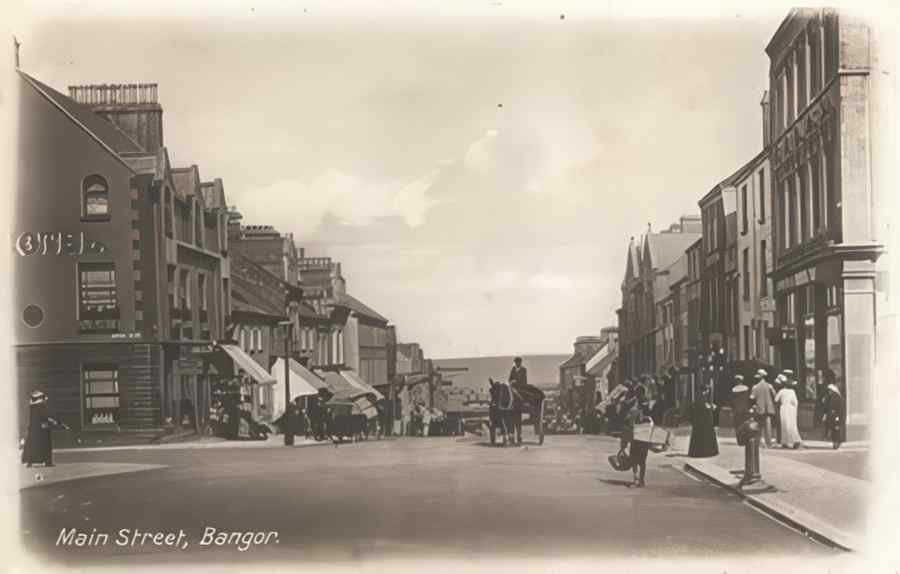 Ireland Bangor Main St A4 Photo Print