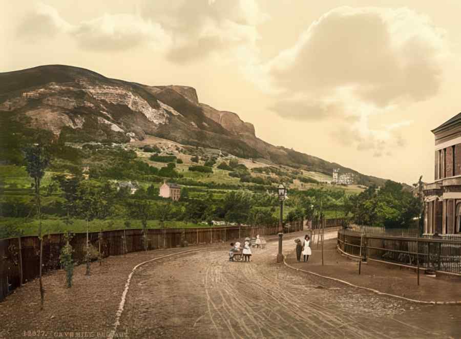 Ireland Belfast Cave Hill A4 Photo Print