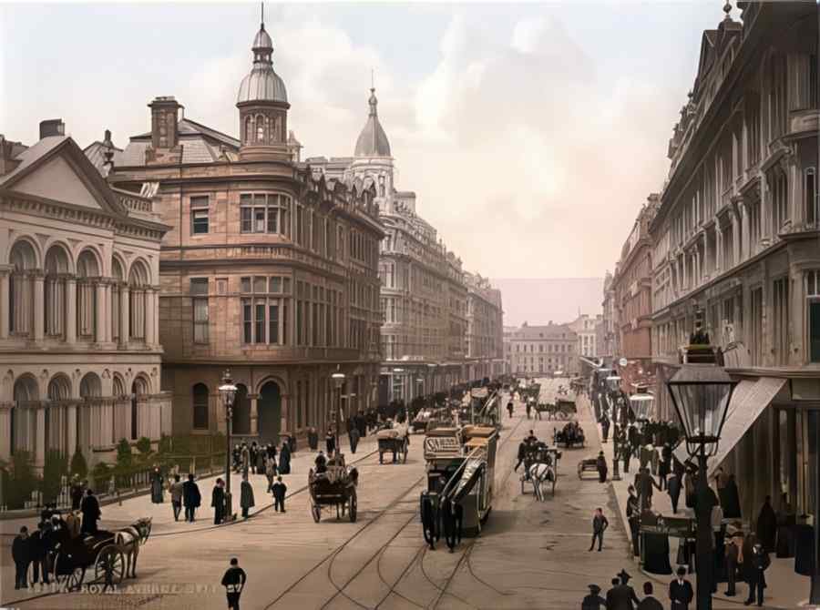 Ireland Belfast Royal Avenue Ii A4 Photo Print
