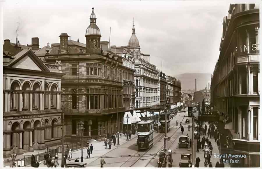Ireland Belfast Royal Avenue A4 Photo Print