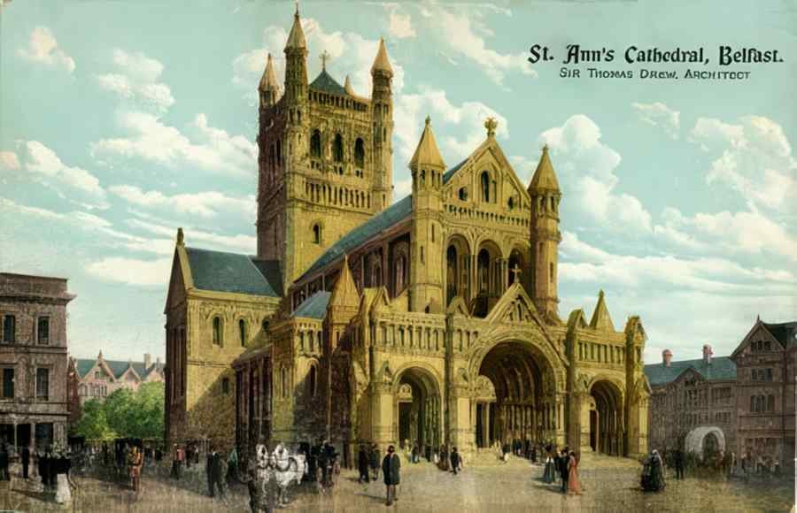 Ireland Belfast St Anns Cathedral A4 Photo Print