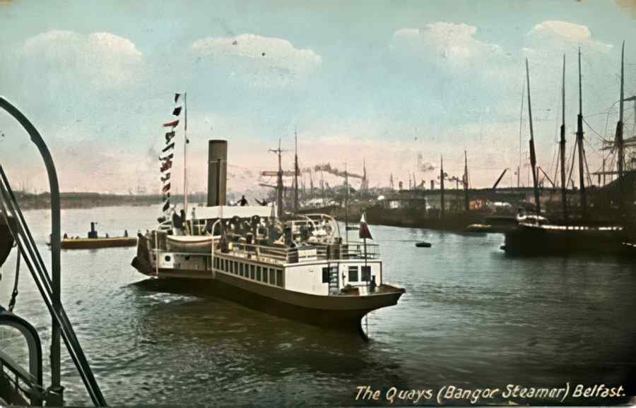 Ireland Belfast The Quays A4 Photo Print