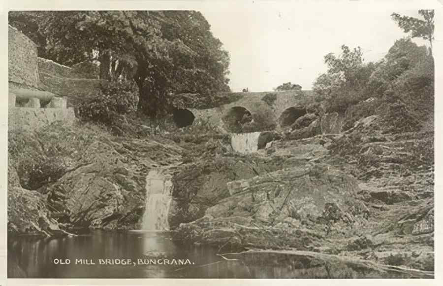 Ireland BuncranaMill Bridge A4 Photo Print