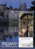 Ireland Castle Reading Vintage Retro Advert Ads A4 Photo Print