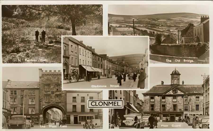 Ireland Clonmel Multiview A4 Photo Print