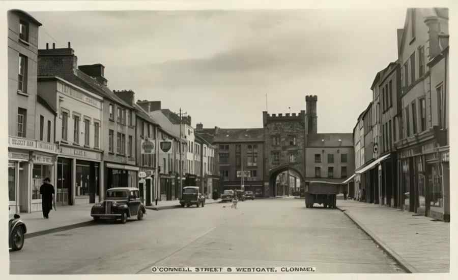 Ireland Clonmell O'connell St A4 Photo Print