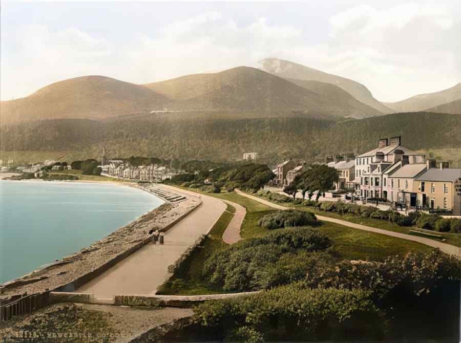 Ireland Co Down Newcastle A4 Photo Print