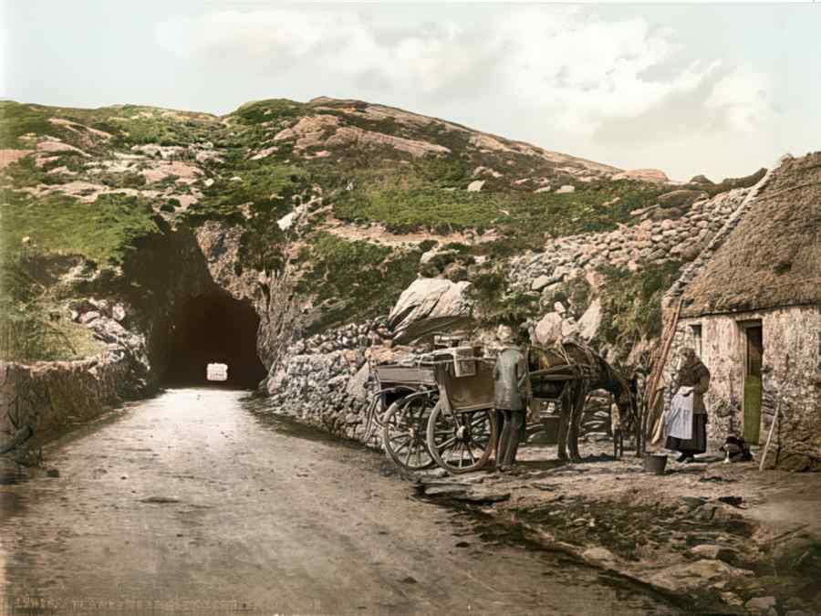 Ireland Co.Cork Tunnel Glen Garriff A4 Photo Print