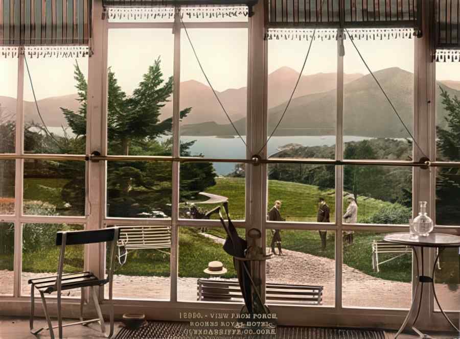 Ireland Co.Cork View From Porch Roches Royal Hotel A4 Photo Print