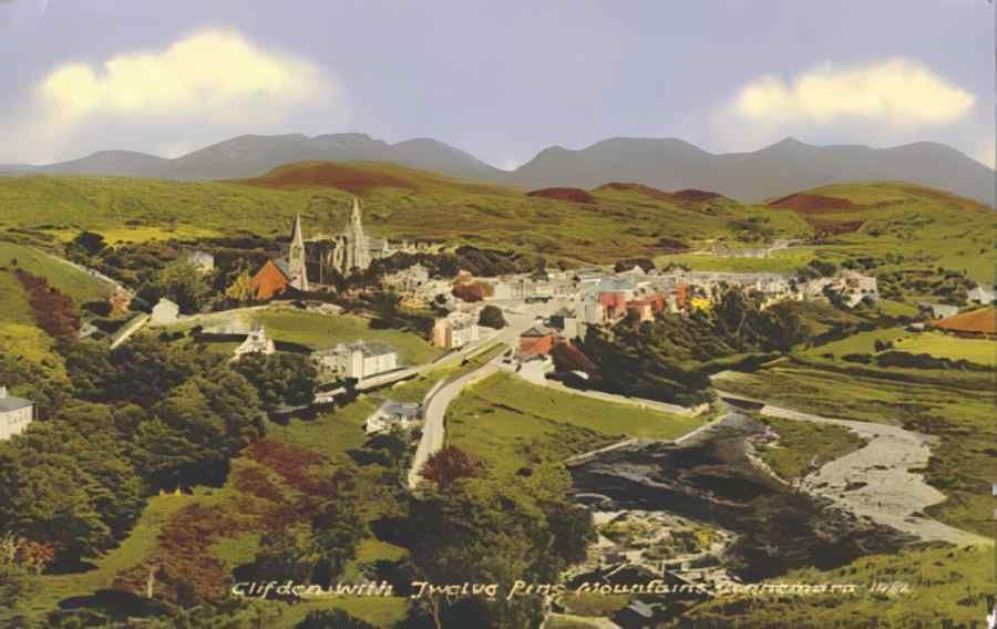 Ireland Connemara Clifden 12 Pins A4 Photo Print