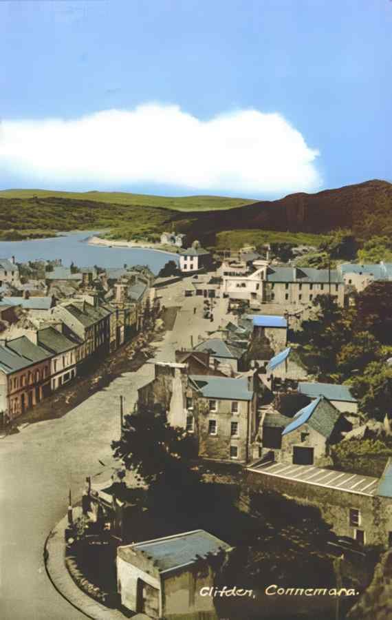 Ireland Connemara Clifden Main St A4 Photo Print