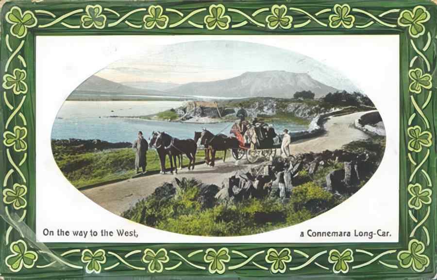 Ireland Connemara Long Car A4 Photo Print