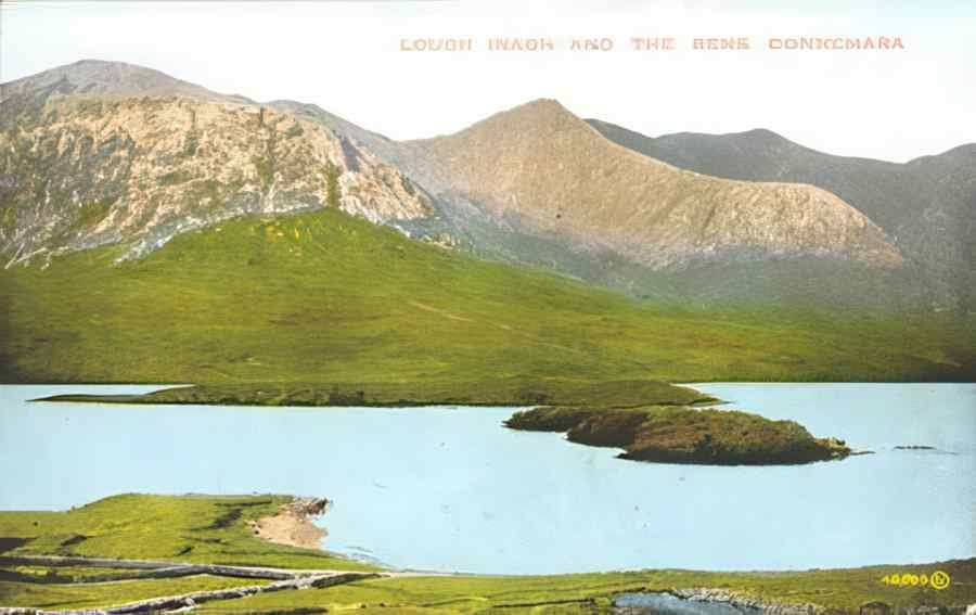 Ireland Connemara Lough Inagh And The Bens A4 Photo Print