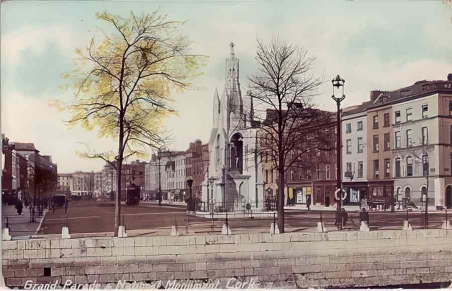 Ireland Cork Grand Parade And Monument A4 Photo Print