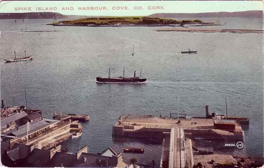 Ireland Cork Spike Island And Harbour A4 Photo Print