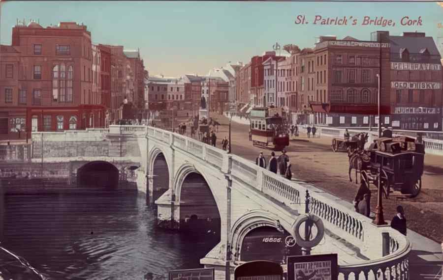 Ireland Cork St Patricks Bridge A4 Photo Print